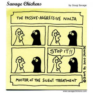 passive-aggressive-ninja Comic of passive-aggressive ninja