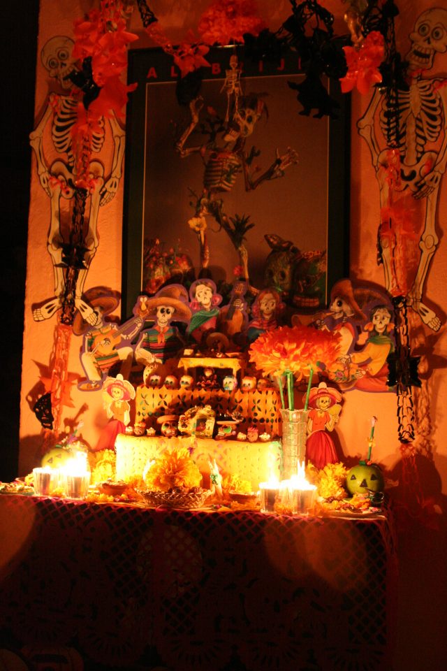 A Mexican oferta shrine for the dead